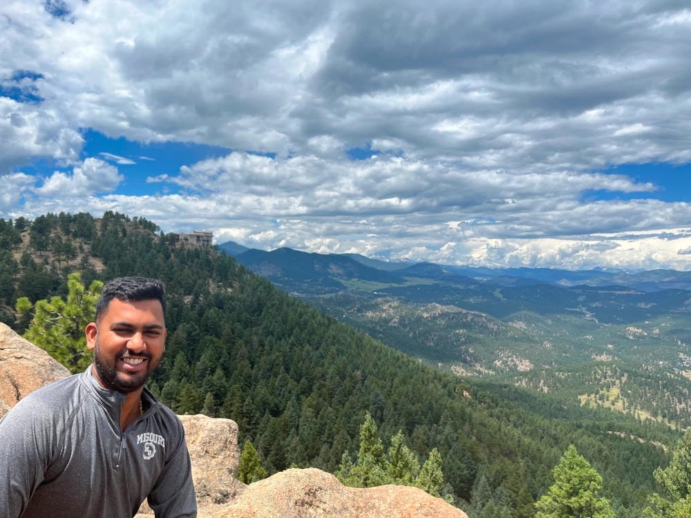 Dr. Rachit Goyal from Crystal Cove Family Dental Hiking