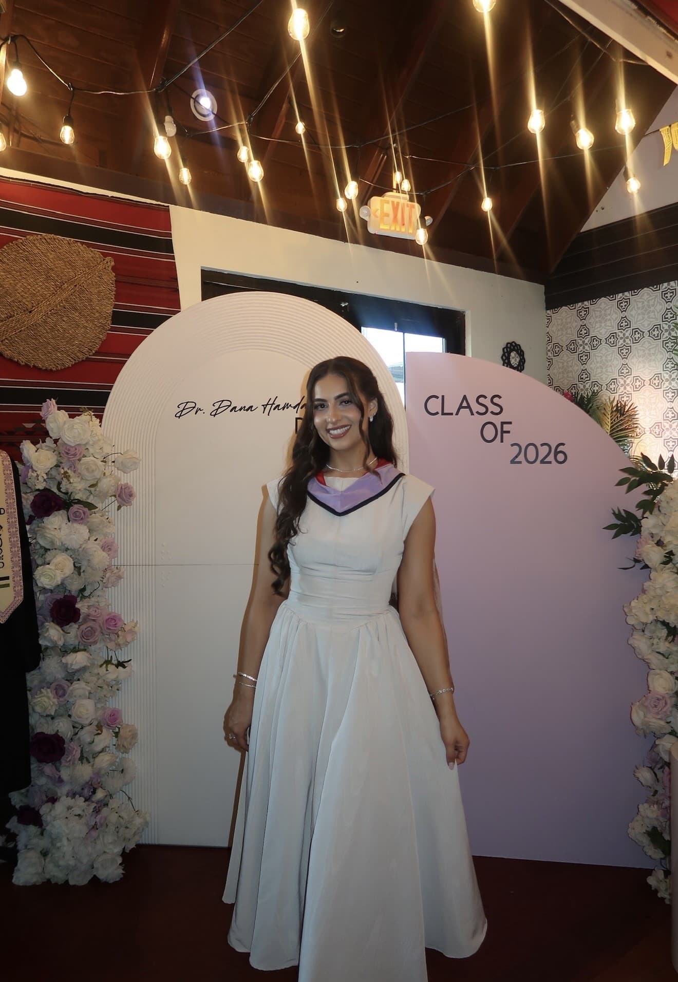 Dr. Dana Hamdan at her dental school graduation, Class of 2026